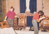 25 jarig Jubileum kapel 1984 aankleden van de kapel